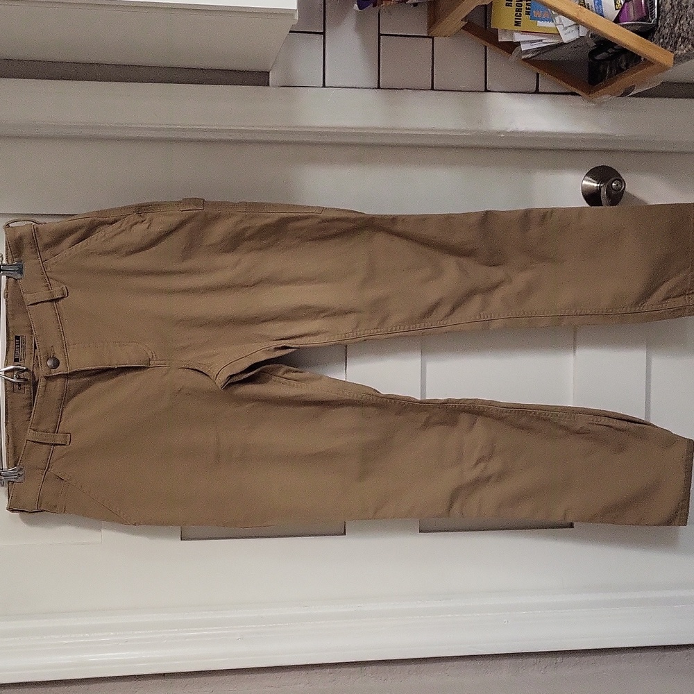 CARHARTT Rugged Flex Relaxed Fit Canvas Work Pant Tan Womens Size 10